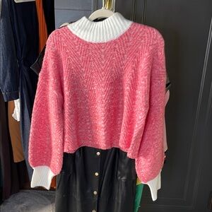 Love Bonito Pink Knit Sweater
